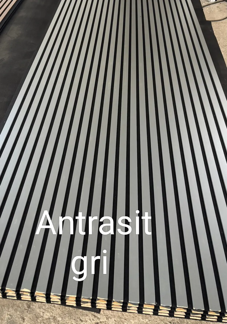 Şeker Parke Antalya - Antrasit gri panel